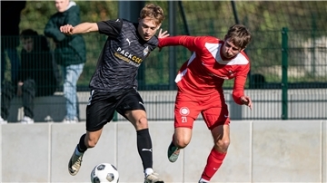 Noah Kirsch (links) wäre beinahe der Anschlusstreffer für den JFV A/O/B/H/Heeslingen gelungen.