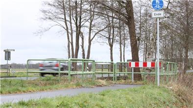 Noch endet der Radweg zwischen Dipshorn und Otterstedt an der Kreisgrenze. Voraussichtlich 2024 könnte sich das ändern.