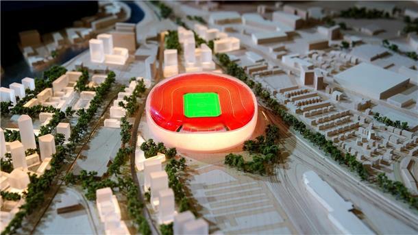 Manchester United zeigt Pläne für möglichen Stadion-Neubau Noch ist offen, ob Manchester United ein neues Stadion baut oder das Old Trafford saniert.