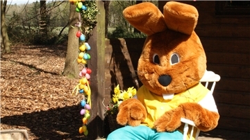 Noch kann Hanni Hase verschnaufen, bevor er bei der Osterveranstaltung in Ostereistedt im April zu großer Form aufläuft.