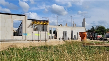 Neubauarbeiten für das Feuerwehrhaus für die Wehren Nordholz und Deichsende.