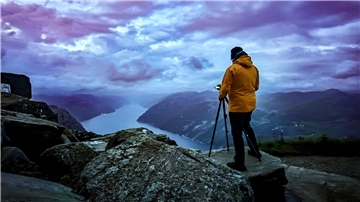 Norwegen-Abenteurer Thomas Krey hat einen Blick für schöne Bildmotive und stimmungsvolles Licht.