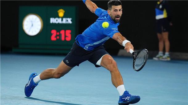 Novak Djokovic kämpfte sich trotz Verletzung ins Halbfinale gegen Alexander Zverev.