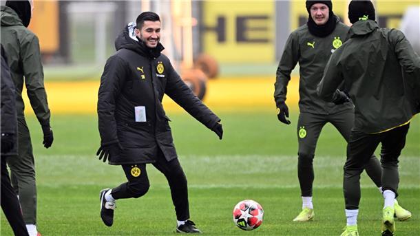 Nuri Sahin war im Training selbst am Ball aktiv.