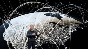 Nvidia als erste Firma mehr als fünf Billionen Dollar wert Nvidia-Chef Jensen Huang gelang es, ein gutes Verhältnis zu US-Präsident Donald Trump aufzubauen.