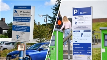 Videoüberwachung auf Parkplätzen - Segen oder Fluch? Ob bei EDEKA Holling am Debstedter Weg oder beim Parkplatz am Neuen Hafen: Die Kennzeichen der Fahrzeuge werden von einer Kamera erfasst.