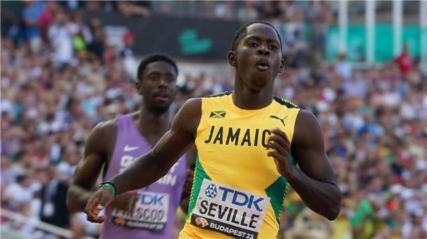Vor Bolts Augen: Seville ist schnellster Sprinter der Welt Oblique Seville gewann in Tokio die 100 Meter der Männer. (Archivbild)