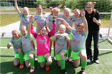 Obwohl der Traum vom Finale in Berlin platzte, sind die Fußballmädchen der KGS Sittensen stolz darauf, für ihre Schule zu kicken.