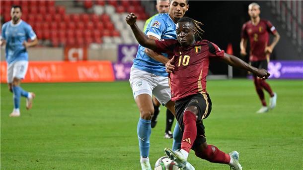 Heimspiele auswärts: Israels Fußball in Kriegszeiten Obwohl sie Heimrecht hatten, trugen die Belgier ihr Spiel gegen Israel ebenfalls in Ungarn aus