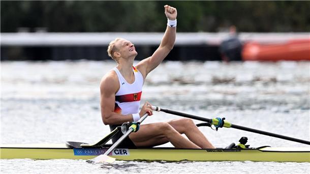 Mit Silber sehr zufrieden Oliver Zeidler hat bei der WM Silber gewonnen.