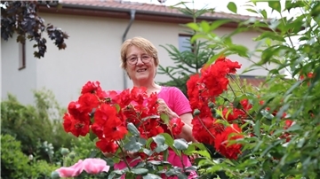 Ort der Entspannung nach Messetrubel: Änne Wiege aus Wilstedt vermietet Zimmer mit direktem Zugang zum Garten.