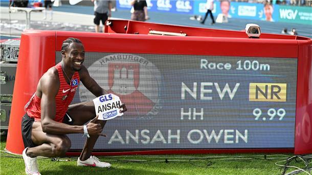 9,99 Sekunden: „Noch nicht das Ende“ für den Carl-Lewis-Typ Owen Ansah kann stolz auf sich sein.