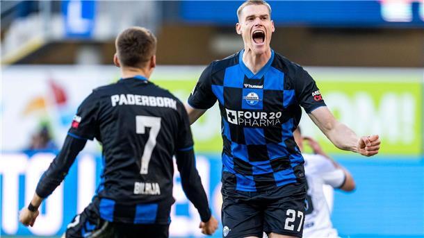 Tigges sichert Paderborner Sieg in packendem Derby Paderborns Matchwinner Steffen Tigges.