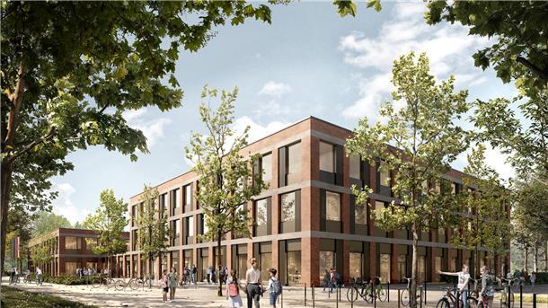 Pädagogischer Leuchttürm: Die Neue Oberschule Lehe (NOL) soll an der Pestalozzistraße entstehen und später mit dem Schulzentrum Geschwister Scholl  einen neuen Campus bilden. 