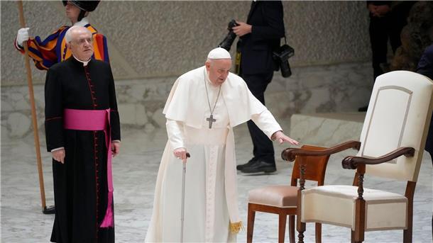 Papst bei Generalaudienz: „Mir geht es noch nicht gut“ Papst Franziskus bei der wöchentlichen Generalaudienz.