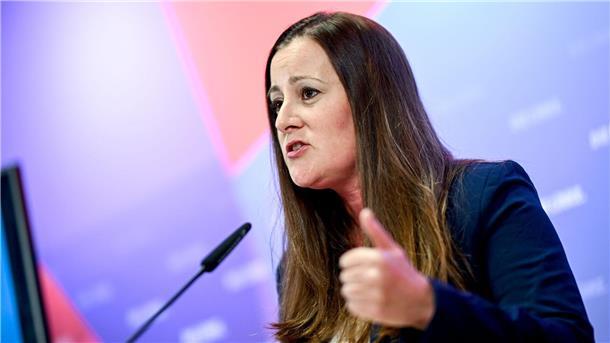 Parteivorsitzende der Partei Die Linke: Janine Wissler.