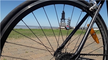 Pause am Leuchtturm Overeversand.