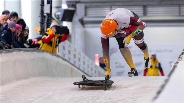 Skeleton-Olympiasieger Grotheer und Neise Weltcup-Dritte Peking-Olympiasieger Christopher Grotheer kam in Winterberg auf Rang drei.
