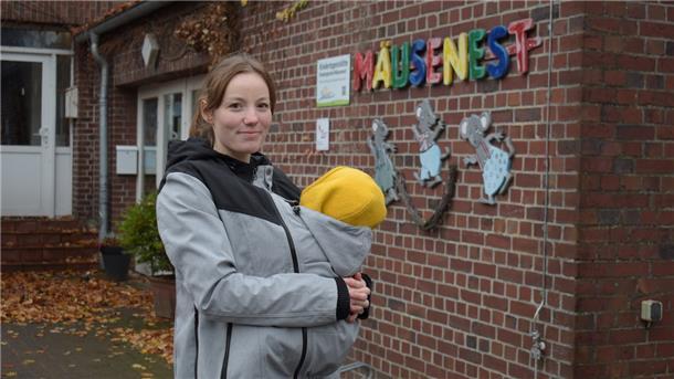 Die Gemeinde Beverstedt will die Öffnungszeiten der Kita Mäusenest in Wollingst reduzieren. Elternvertreterin Pia Welter kann das nicht verstehen. 