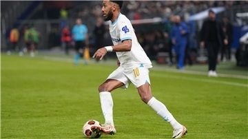 Pierre-Emerick Aubameyang erzielte in der WM-Qualifikation vier Tore für Gabun. (Archivfoto)