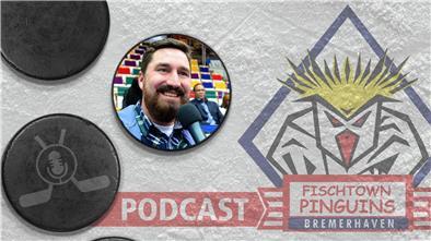 Pinguins-Stadionsprecher Felix Behnert war wieder einmal beim Podcast-Team zu Gast.
