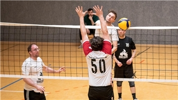 Pit Allers, Norman Behrens (links), Volleyball, TuS Zeven