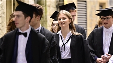 Planmäßig würde die belgische Kronprinzessin Elisabeth ihr Masterstudium im Mai 2026 beenden. (Archivbild)