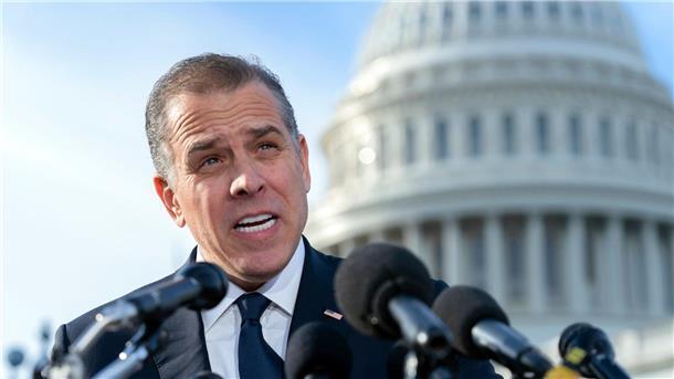 Korruptionsvorwürfe gegen Hunter Biden sollen erfunden sein Präsidentensohn Hunter Biden vor dem US-Kapitol.