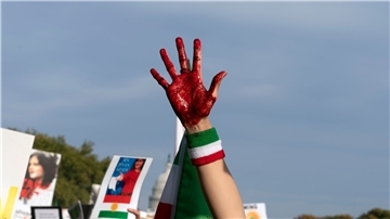 Proteste gegen das iranische Regime in der US-Hauptstadt Washington.