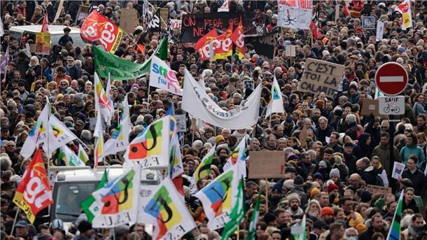 Proteste in Nantes.