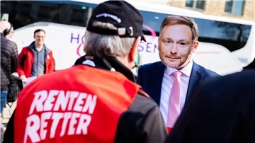 Protestveranstaltung der IG Metall gegen die „Aktienrente“ in Berlin (Archivbild).