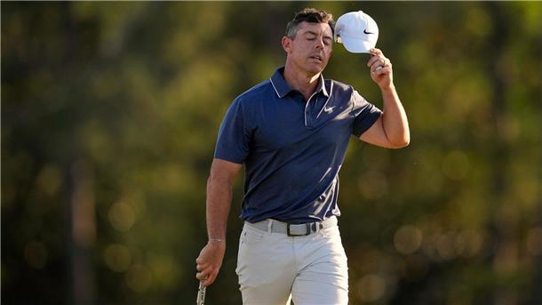 Pure Enttäuschung: McIlroy nach seinem verpatzten Putt zum Sieg auf der letzten Runde.