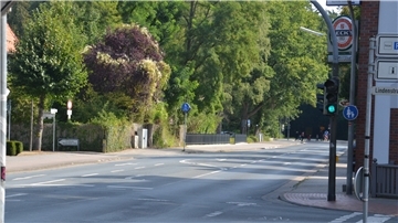 Die Bäckerstraße in Zeven.