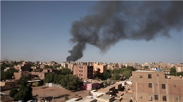 Rauch über der sudanesischen Hauptstadt Khartum.