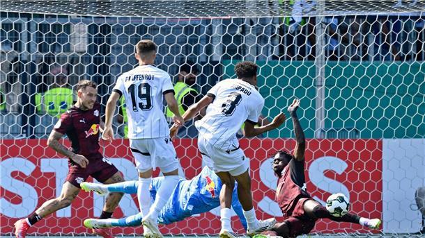 RB tat sich in Sandhausen schwer.