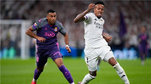 Real Madrid besiegte Espanyol Barcelona mit 4:1.