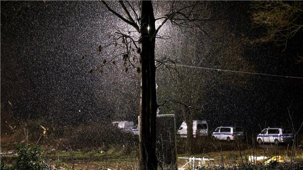 Regen in Lützerath.