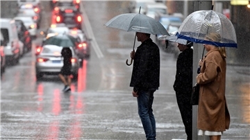 Regenwetter im australischen Sydney.