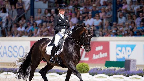 Olympisches Flair in Elmlohe Reiterin Helen Langehanenberg wird neben anderen hochkarätigen Reitern an den Dressurtagen in Elmlohe teilnehmen.