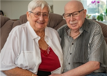 Renate und Peter Kühne sind am Montag seit 60 Jahren verheiratet.