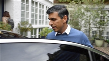 Rishi Sunak gilt als aussichtsreichster Kandidat im Rennen um die Truss-Nachfolge.