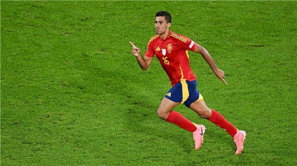 Rodri ist die zentrale Figur in Spaniens EM-Team - und schießt auch wichtige Tore.