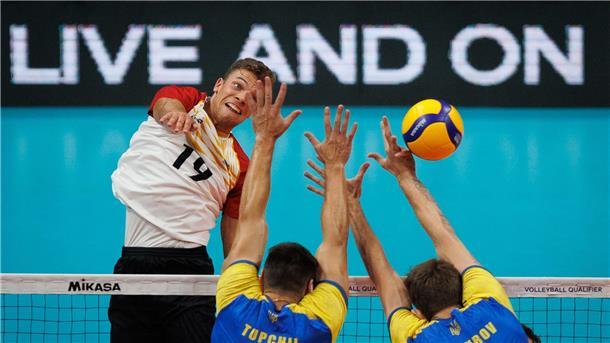 Volleyballer starten mit Niederlage gegen Italien in WM-Jahr Röhrs war einer der erfahreneren Spieler auf dem Feld.