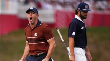 Rory McIlroy und das europäische Team haben beim Ryder Cup viel mehr zu bejubeln als die Gastgeber.