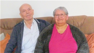 Rosemarie und Antonio Intrevado. Die beiden feiern am 20. März 2025 ihre diamantene Hochzeit.