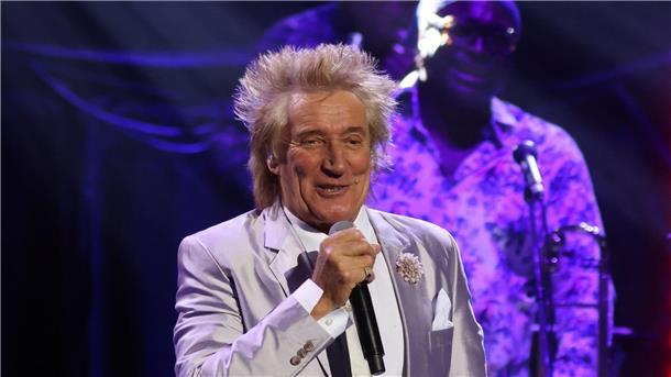Rod Stewart feiert die Big-Band-Ära Ruhestand? Das ist nichts für Rod Stewart.