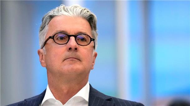 Rupert Stadler, ehemaliger Vorstandsvorsitzender des deutschen Automobilherstellers Audi, beim Prozess zum Dieselskandal im Münchener Landgericht.