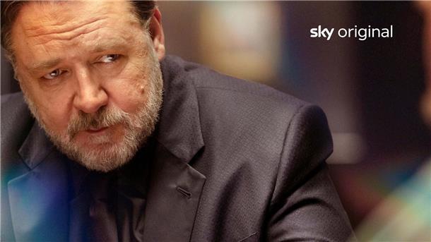 Peter Pan, ein Brigderton-Prequel und Russell Crowe Russell Crowe als Jake in einer Szene des Films „Poker Face“.