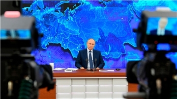 Russland Präsident Wladimir Putin hat seine große Jahrespressekonferenz für dieses Jahr abgesagt.