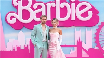 Ryan Gosling und Margot Robbie spielen die Hauptrollen in „Barbie“.